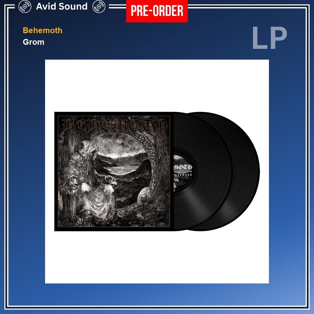 Pre-Order แผ่นเสียง Behemoth Grom ใหม่ ซีล Behemoth Vinyl LP