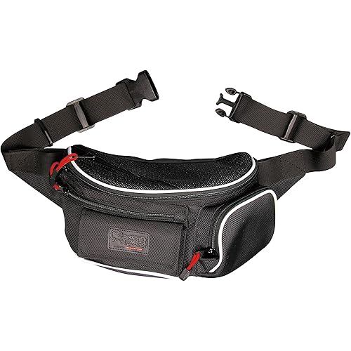 Komine Motorcycle Touring Waist Bag 3D Black 3.3L SA-228 892 Mesh Material
