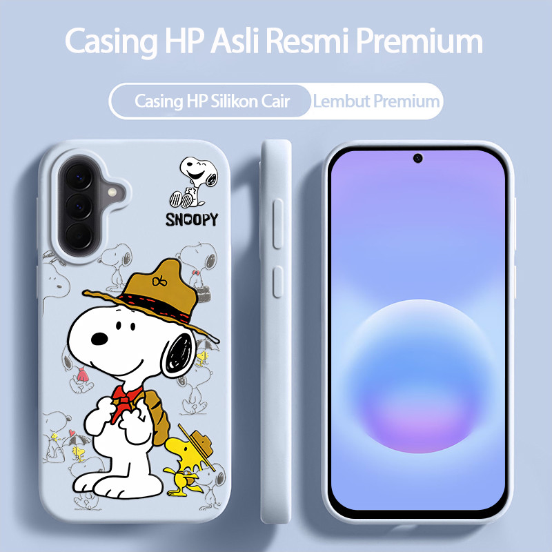 SAMSUNG Snoopyซิลิโคนเคสล่าสุดSamsung 0 A27 A17 5G A07 A57 A37 A06 A05S A15 A55 A16 5G A36 A56 5G A3