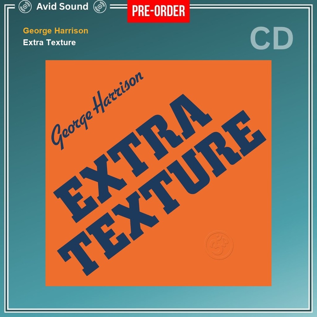 Pre-Order CD แผ่นซีดี George Harrison Extra Texture ใหม่ ซีล George Harrison CD