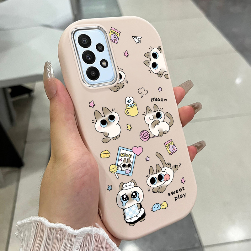 เคส ใช้ได้กับ Samsung A23 4G A23 5G เคสการ์ตูนสัตว์