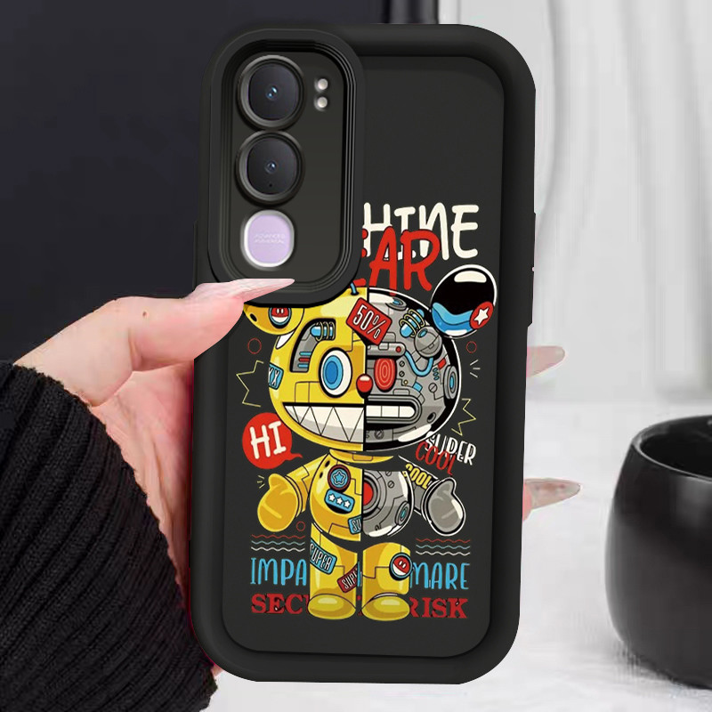 เคสสำหรับ VIVO Y21d เคสโทรศัพท์สุนัขหมีซิลิโคนซอฟต์เชลล์กันกระแทก
