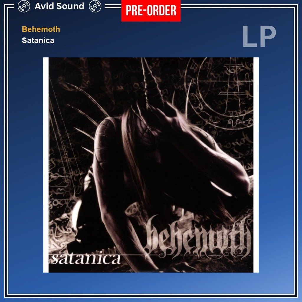 Pre-Order แผ่นเสียง Behemoth Satanica ใหม่ ซีล Behemoth Vinyl LP