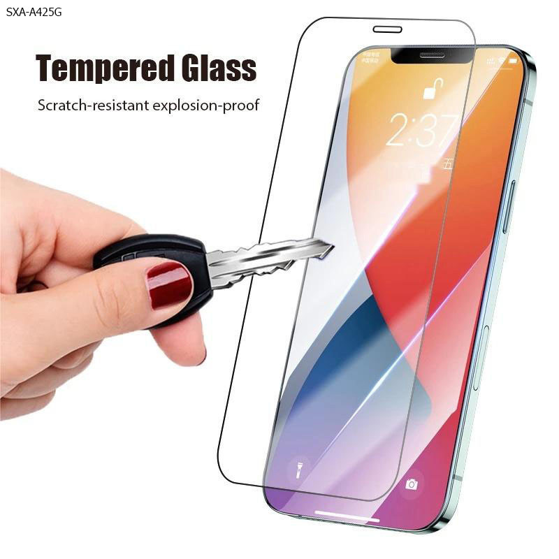 มีกันขอบ For Samsung Galaxy A73 A71 A56 A55 A54 A53 A52 A52S A51 A50 A50S A42 4G 5G ใส แบบเต็มจอ ฟิล์มกันรอย กาวเต็มแผ่น