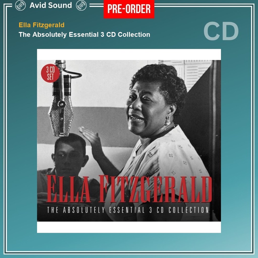 Pre-Order CD แผ่นซีดี Ella Fitzgerald The Absolutely Essential 3 CD Collection ใหม่ ซีล Ella Fitzger