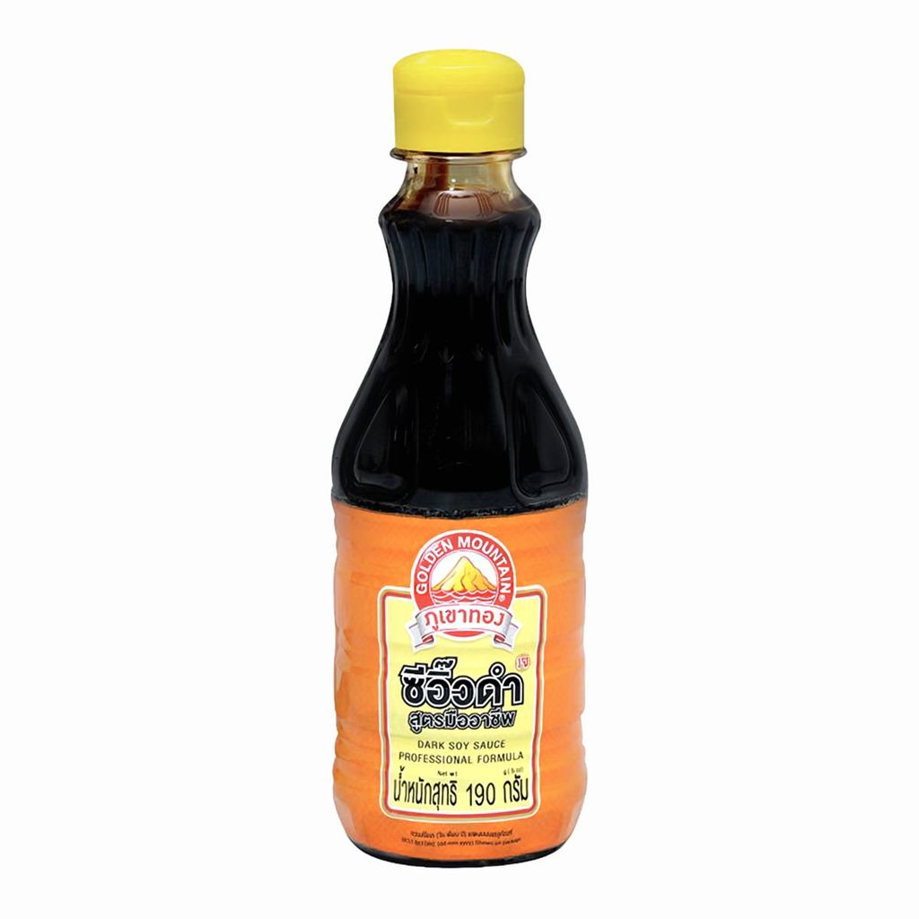 [สินค้าส่งด่วน] ภูเขาทอง ซีอิ๊วดำ สูตรมืออาชีพ 190 ก.