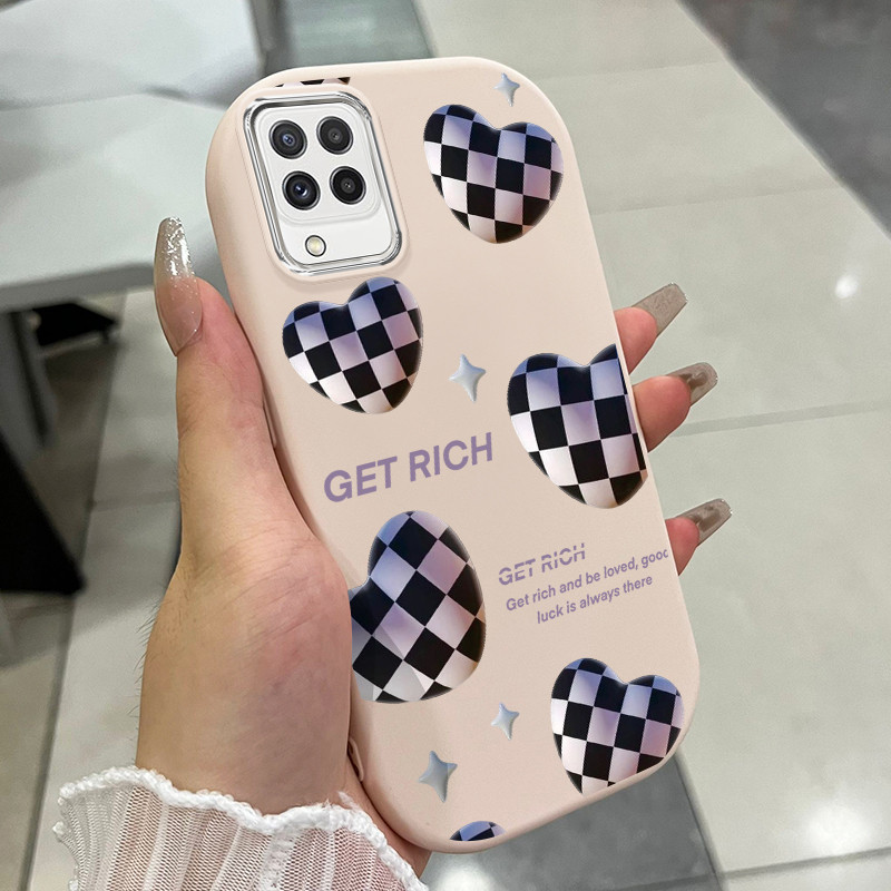 เคส ใช้ได้กับ Samsung A22 M22 M32 เคสแฟชั่นปกอ่อน