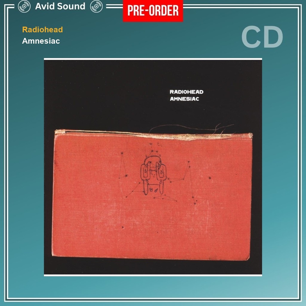 Pre-Order CD แผ่นซีดี Radiohead Amnesiac ใหม่ ซีล Radiohead CD