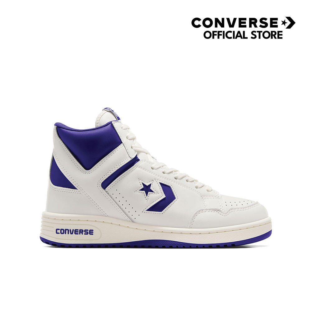CONVERSE รองเท้า WEAPON OLD MONEY HI WHITE/PURPLE ผู้ชาย A11211CM_H4WTPP