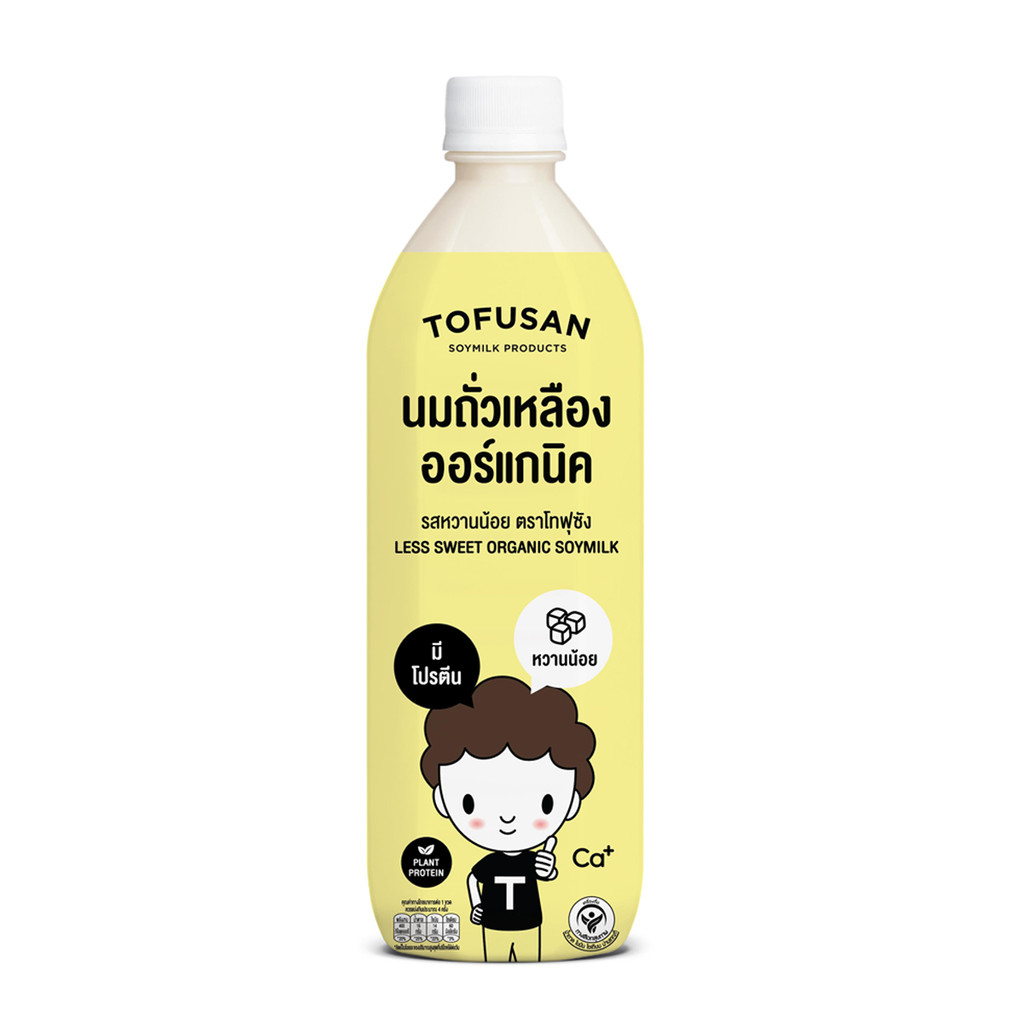 [สินค้าส่งด่วน] โทฟุซัง นมถั่วเหลืองออร์แกนิค รสหวานน้อย 830 มล.