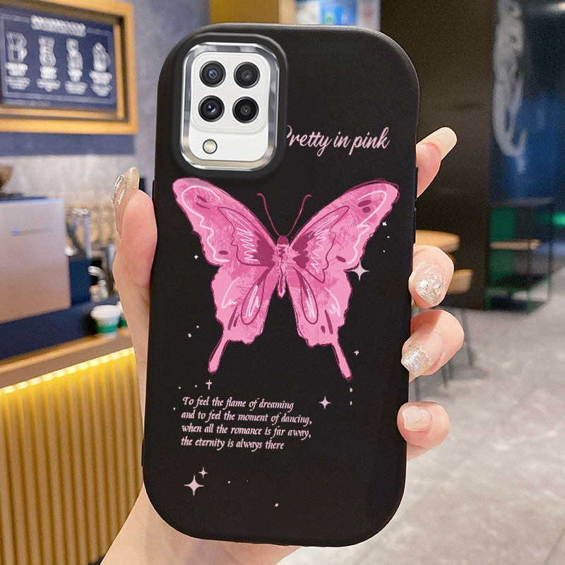 เคส ใช้ได้กับ Samsung A22 M22 M32 เคสผีเสื้อน้อยน่ารัก