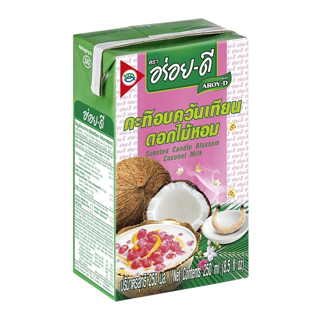 [สินค้าส่งด่วน] อร่อยดี กะทิอบควันเทียนดอกไม้หอม 250 มล.