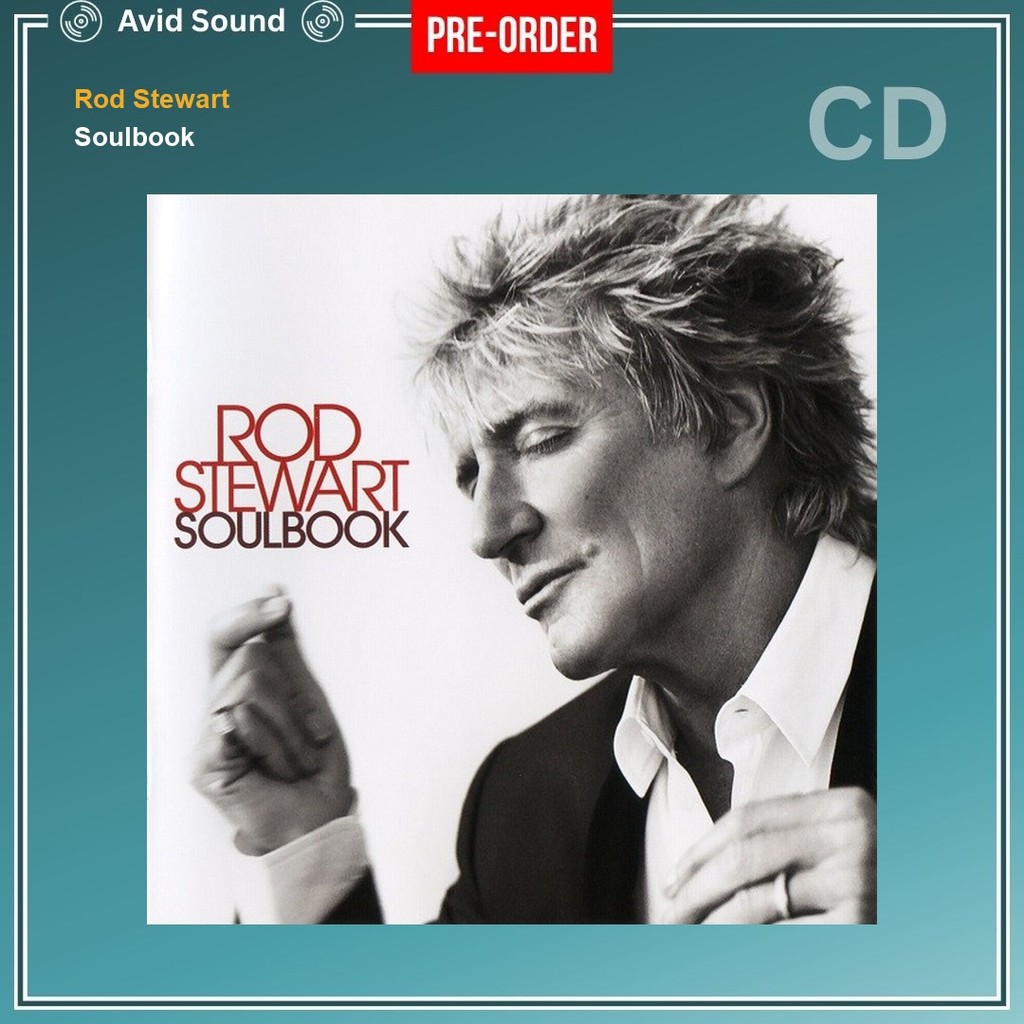 Pre-Order CD แผ่นซีดี Rod Stewart Soulbook ใหม่ ซีล Rod Stewart CD
