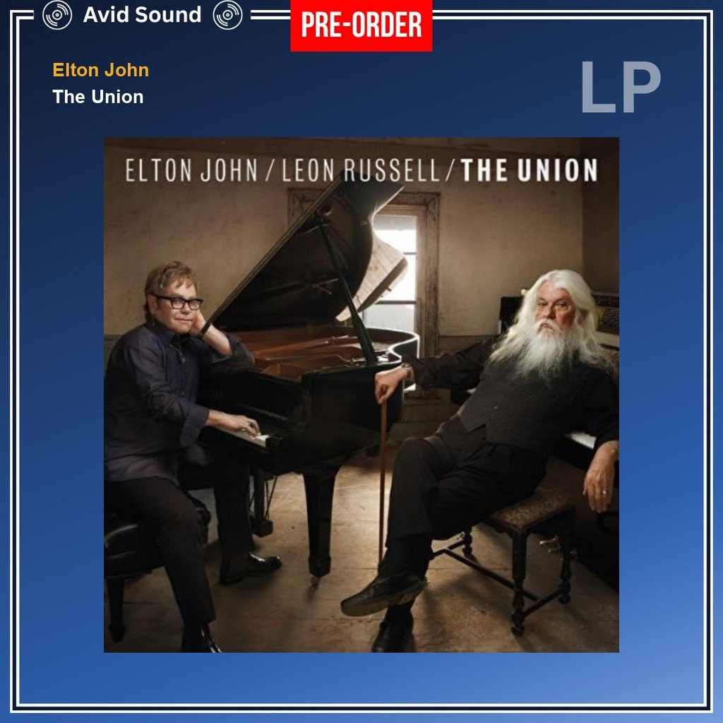 Pre-Order แผ่นเสียง Elton John The Union ใหม่ ซีล Elton John Vinyl LP