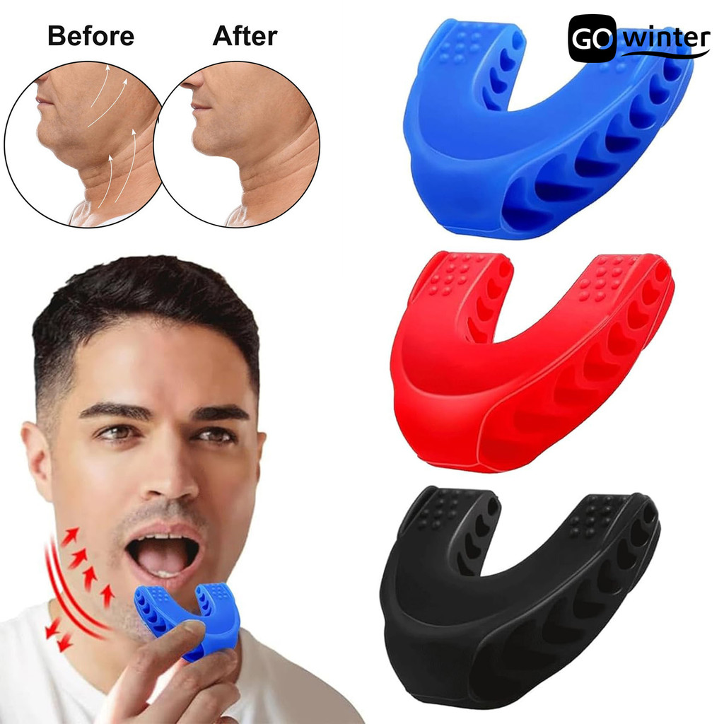 Gowinter Jawline Exerciser แบบพกพาผู้ชายผู้หญิงกล้ามเนื้อ Sculpting Jaw Bone Strengthener Jawline Sh