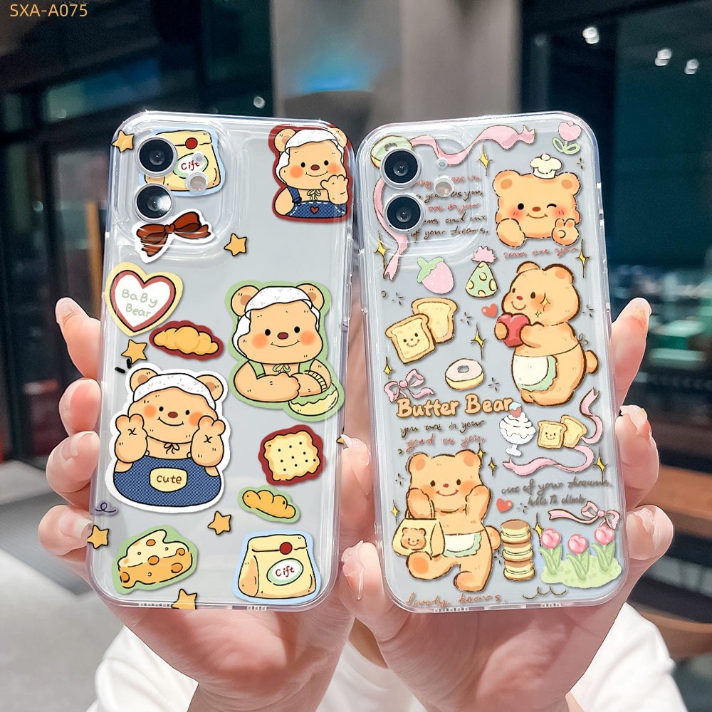 โปร่งใส เคส For Samsung Galaxy A07 A16 A20 A20S A21S A22 A23 A24 A25 A32 A33 A34 A35 A42 4G 5G เคสโทรศัพท์ เคสซัมซุง TKK ราคาถูก Shopee Lazada