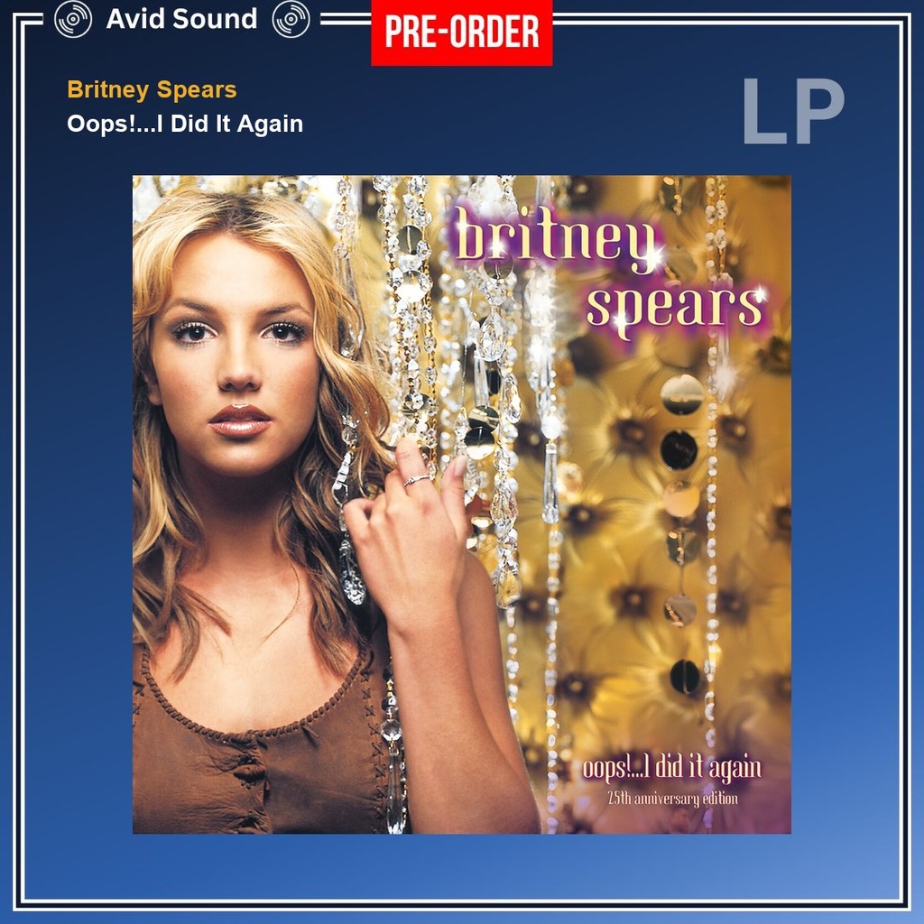Pre-Order แผ่นเสียง Britney Spears Oops!...I Did It Again ใหม่ ซีล Britney Spears Vinyl LP