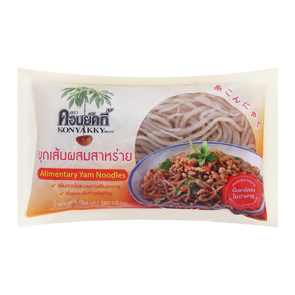 [สินค้าส่งด่วน] คอนยัคกี้ บุกเส้นผสมสาหร่าย 380 ก.