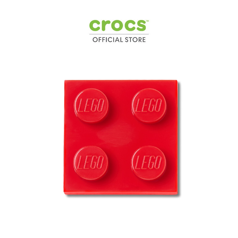 CROCS ตัวติดรองเท้า JIBBITZ™ LEGO® RED TILE 2X2