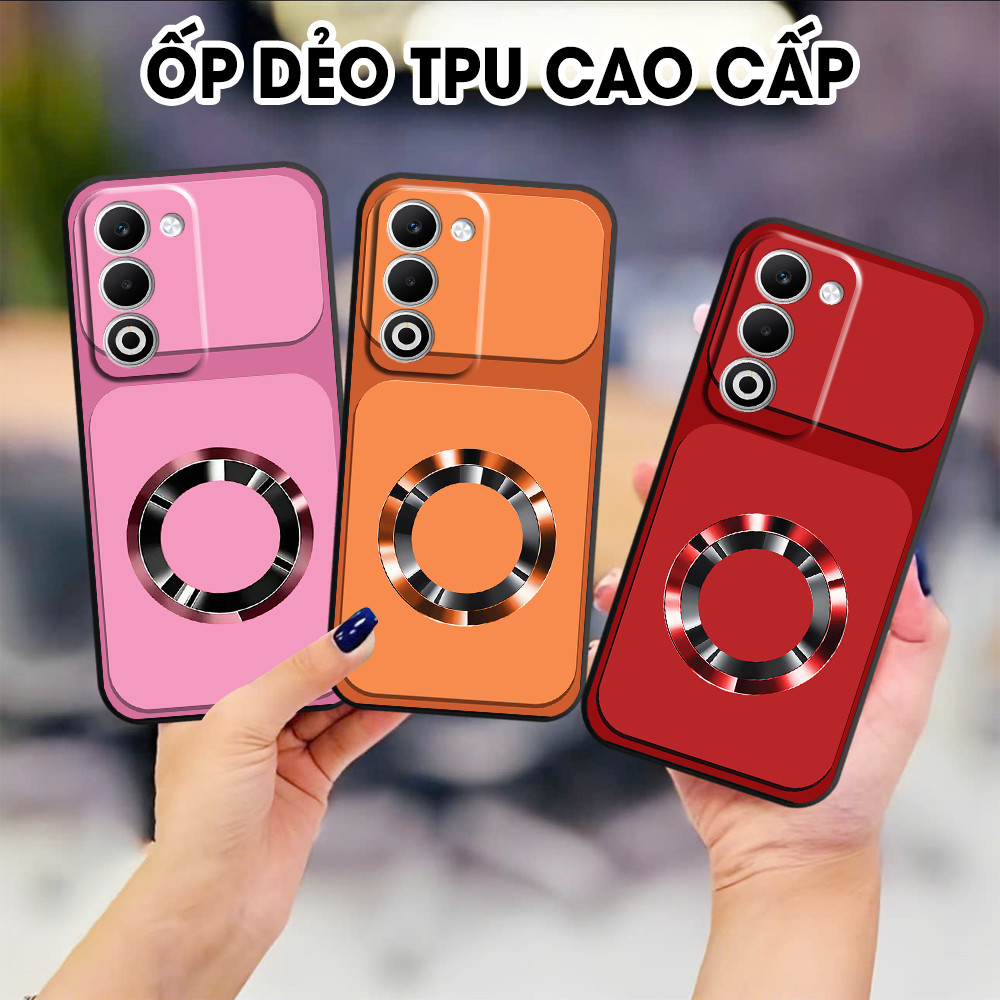 เคส Oppo A5 2025 / A5i / A5i Pro พิมพ์ลายวงกลมศิลปะสไตล์มินิมอล