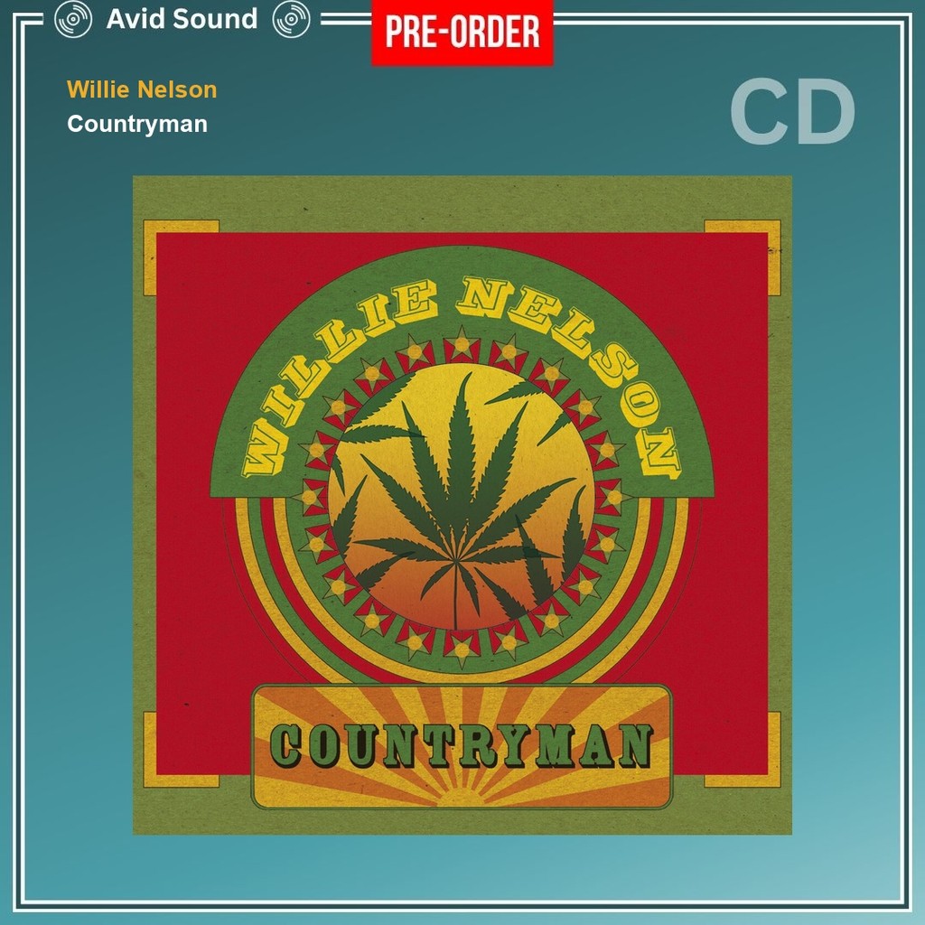 Pre-Order CD แผ่นซีดี Willie Nelson Countryman ใหม่ ซีล Willie Nelson CD