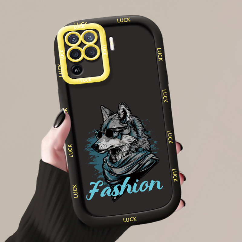 OPPO A94 Reno 5F Reno5 F Reno 5 Lite F19 Pro Case Creative Dog Cartoon Case
