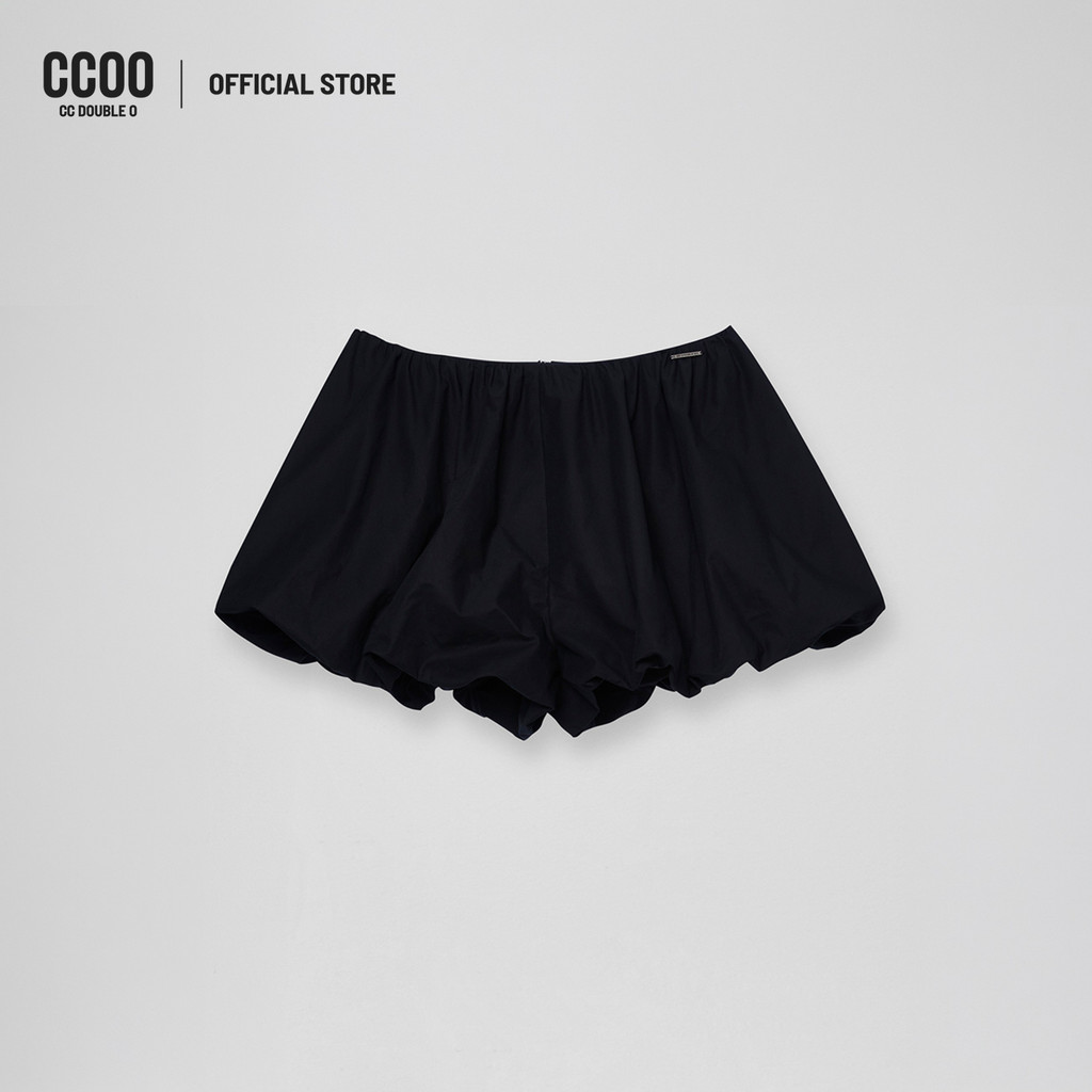 CC DOUBLE O AURELIA COTTON BLOOMER SHORTS ผู้หญิง กางเกงขาสั้นทรงบลูมเมอร์ผ้าคอตตอน รุ่น O25WGWE104 (SS26 #A1)