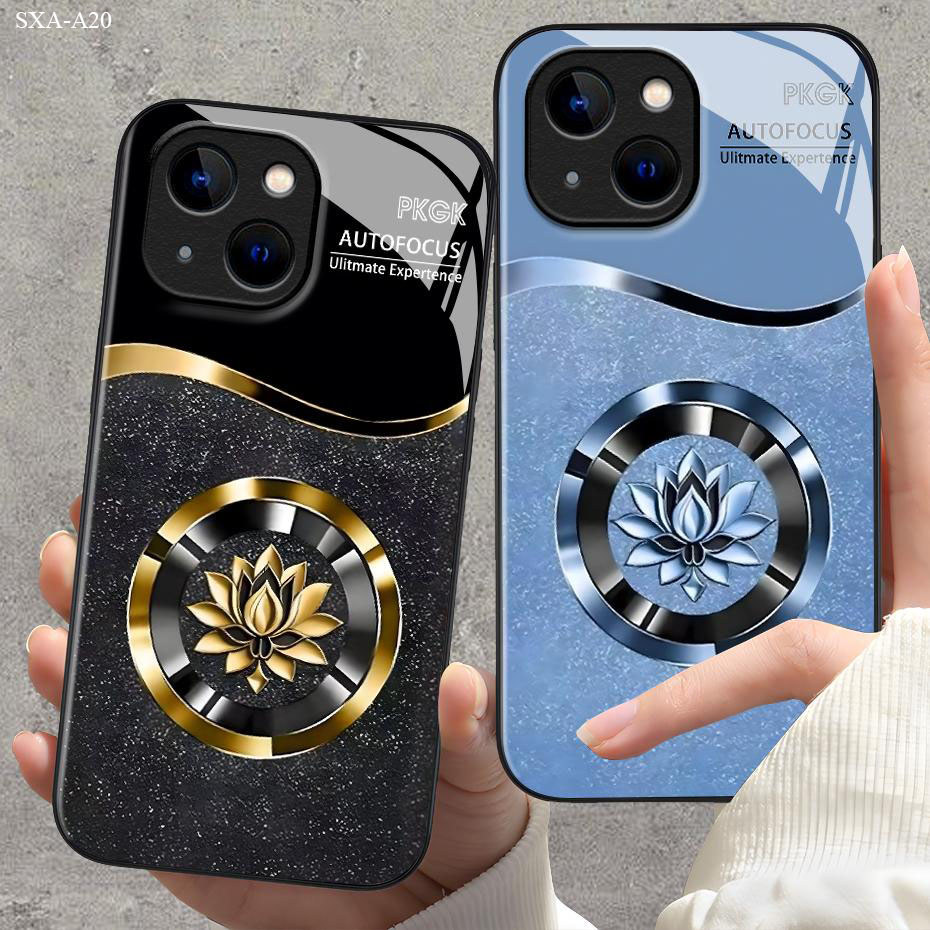 เคส For Samsung Galaxy A30 A30S A25 A24 A23 A22 A21S A20 A20S 4G 5G เคสโทรศัพท์ เคสซัมซุง เคสแข็ง Phone Glass Case BLK
