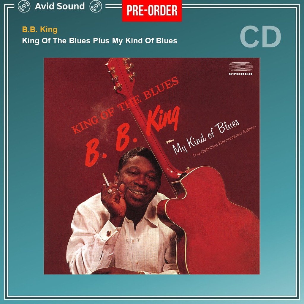 Pre-Order CD แผ่นซีดี B.B. King King Of The Blues Plus My Kind Of Blues ใหม่ ซีล B.B. King CD