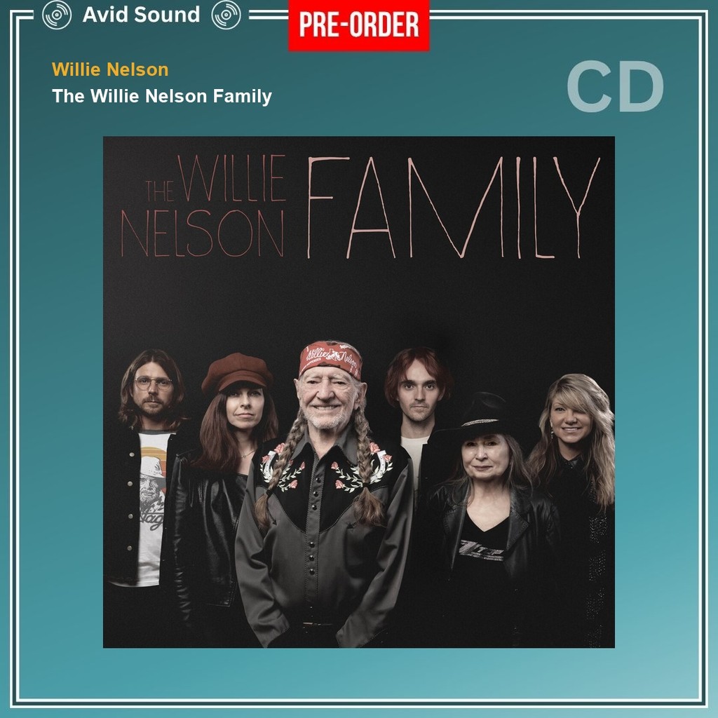 Pre-Order CD แผ่นซีดี Willie Nelson The Willie Nelson Family ใหม่ ซีล Willie Nelson CD