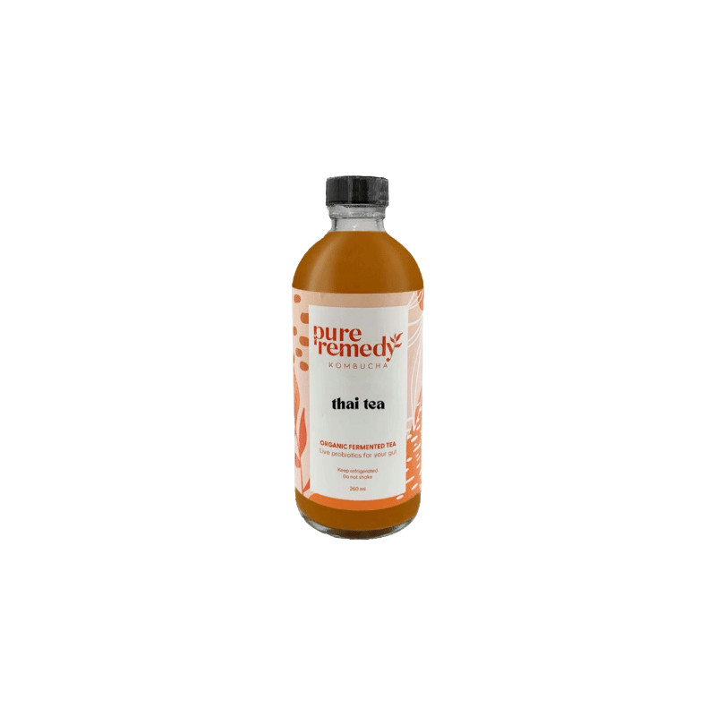 (จัดส่งเฉพาะในกทม.Delivery Bangkok only) คอมบูชะออร์แกนิค Pure Remedy รสชาไทย 260มล. Organic Kombuch
