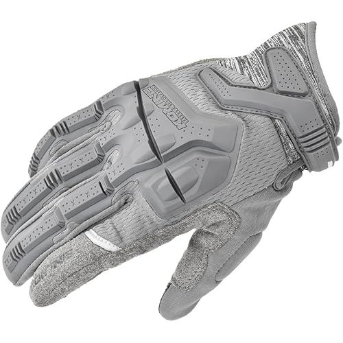 Komine Model 2025 Motorcycle 06-2475 GK-2475 Adventure Mesh Glove Wolf Grey XS