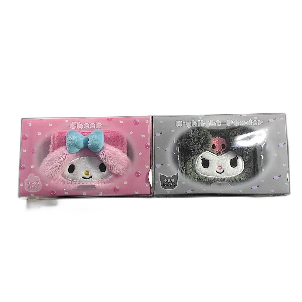 [ตลับขนเฟอร์] แป้งไฮไลท์บลัชออน Sanrio ลิมิเต็ด คุโรมิ มายเมโลดี้ CreerBeaute [ตลับพกพาพร้อมกระจก]