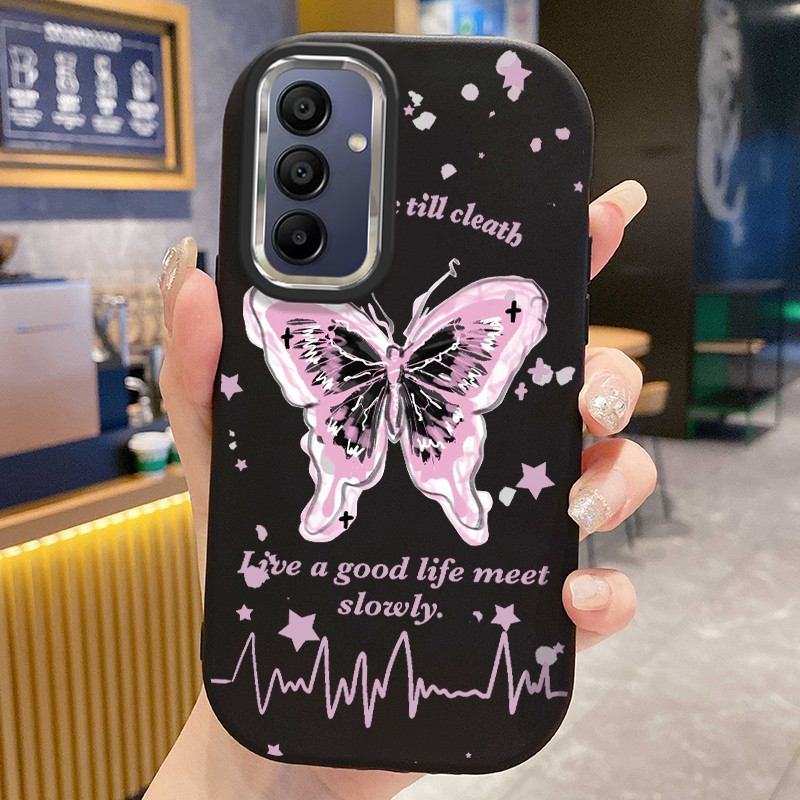 เคส ใช้ได้กับ Samsung A15 4G A15 5G A14 5G A14 4G เคสผีเสื้อน้อยน่ารัก