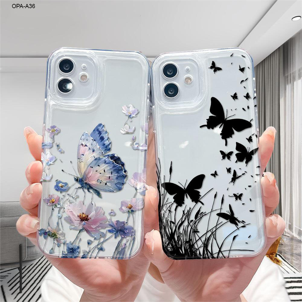 เคสนุ่ม For OPPO A98 A95 A92 A79 A78 A77S A76 A74 A72 A58 A57 A54 A53 A33 A52 A36 4G 5G เคสโทรศัพท์ เคสออปโป้ TPU KK