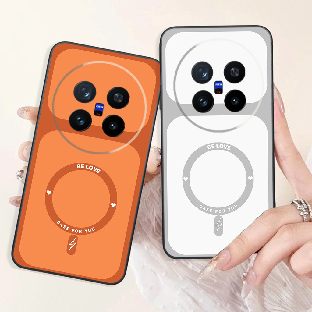 เคส VIVO X200 / X200 PRO / X200 Pro Mini / X300 /X300 PRO พิมพ์ลายวงกลมสีพื้นฐานสวยงาม