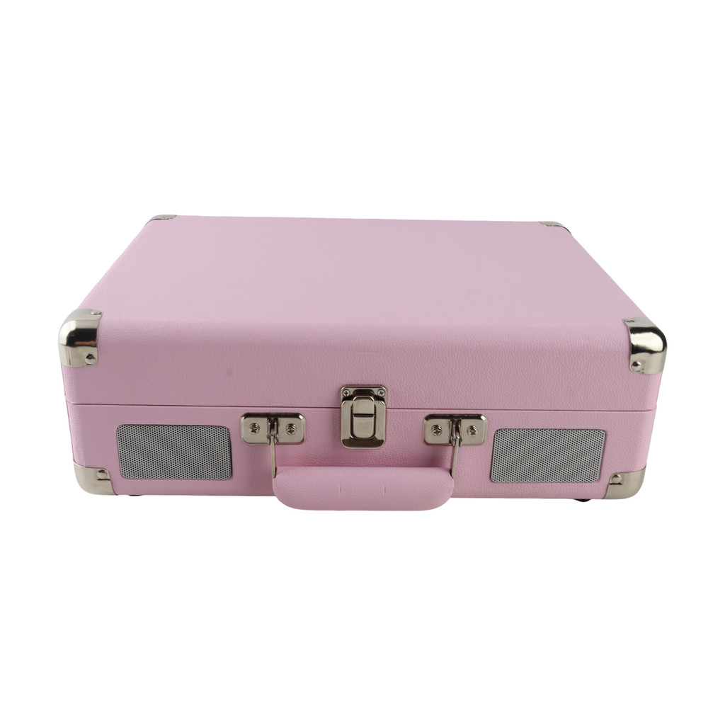 Vintage Vinyl Record Player BT Phonograph USB Recording 33/45/78RPM Support for 7/10/12inch Records 