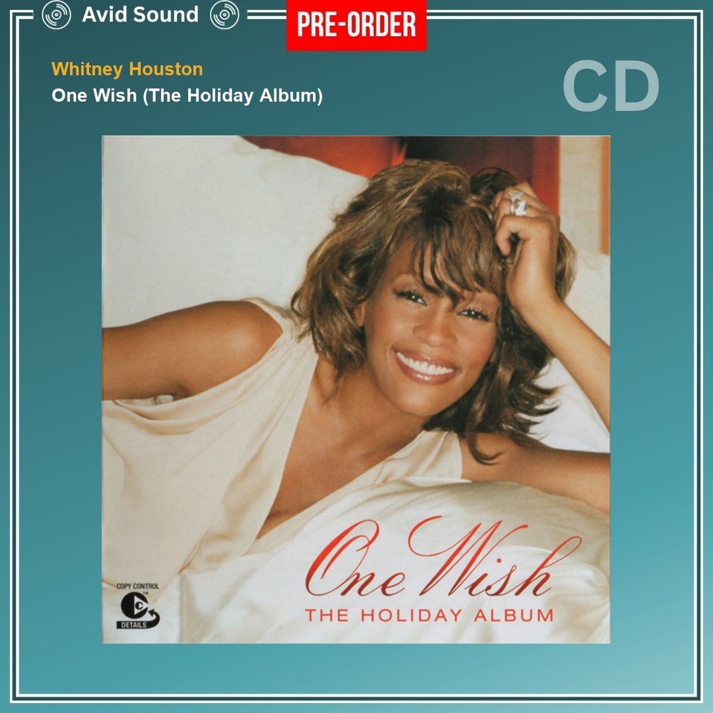 Pre-Order CD แผ่นซีดี Whitney Houston One Wish (The Holiday Album) ใหม่ ซีล Whitney Houston CD
