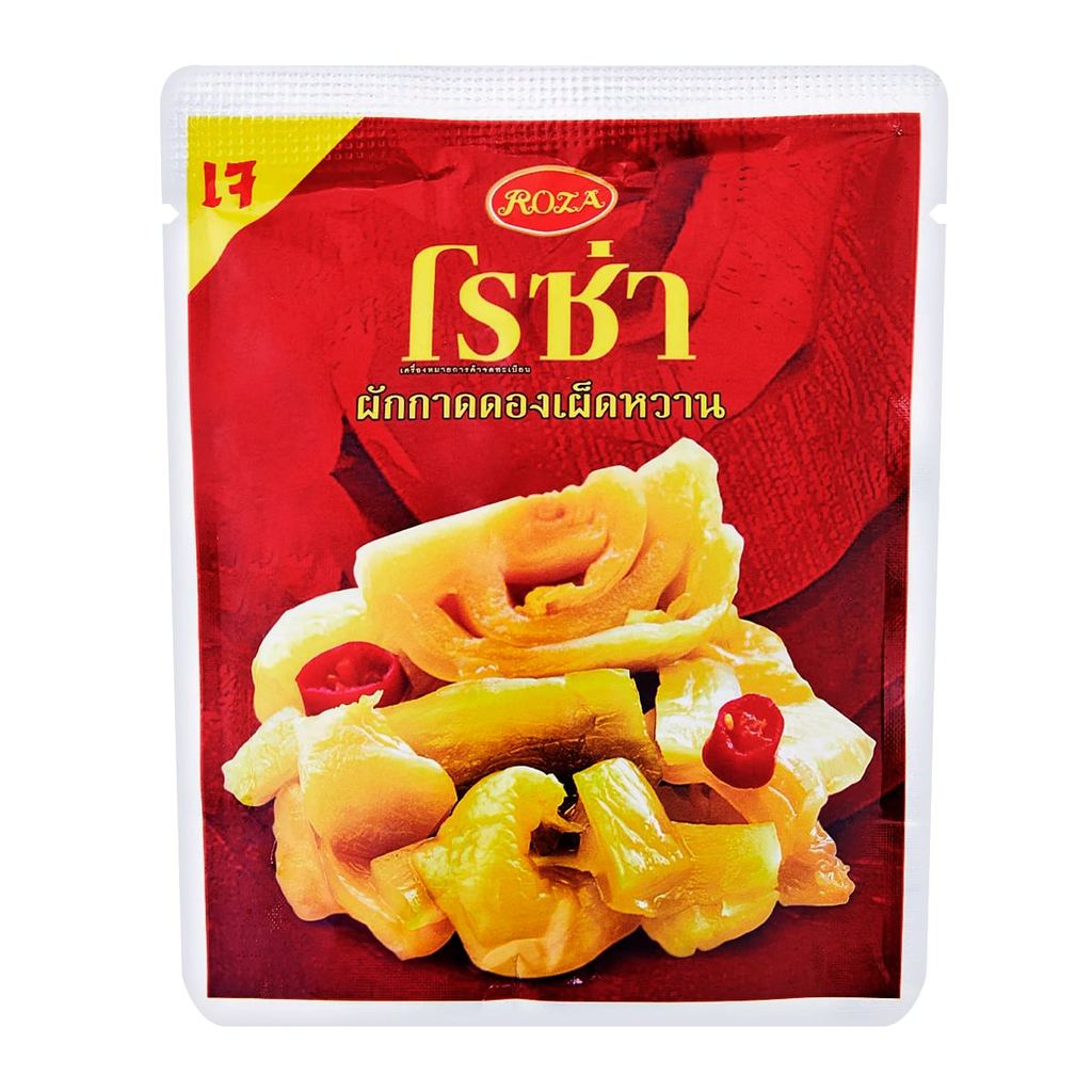 [สินค้าส่งด่วน] โรซ่า ผักกาดดองเผ็ดหวาน แบบซอง 145 ก.