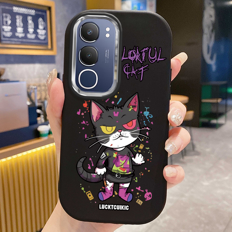 เคสใช้ได้กับ VIVO Y19s Y19s Pro Y29 5G Case Lovely Cat Soft Cover