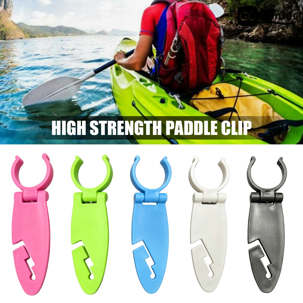 Gowinter 2/4 ชิ้น Kayak Paddle Board Fixing Clip, Universal Paddle Board Holder, Plastic Paddle Boar
