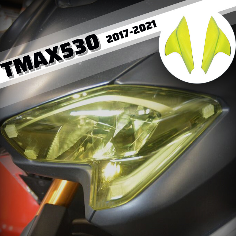 MTKRACING สําหรับ YAMAHA TMAX 530 TMAX530 tmax530 ฝาครอบไฟหน้าเลนส์หน้าจอ 2017-2020