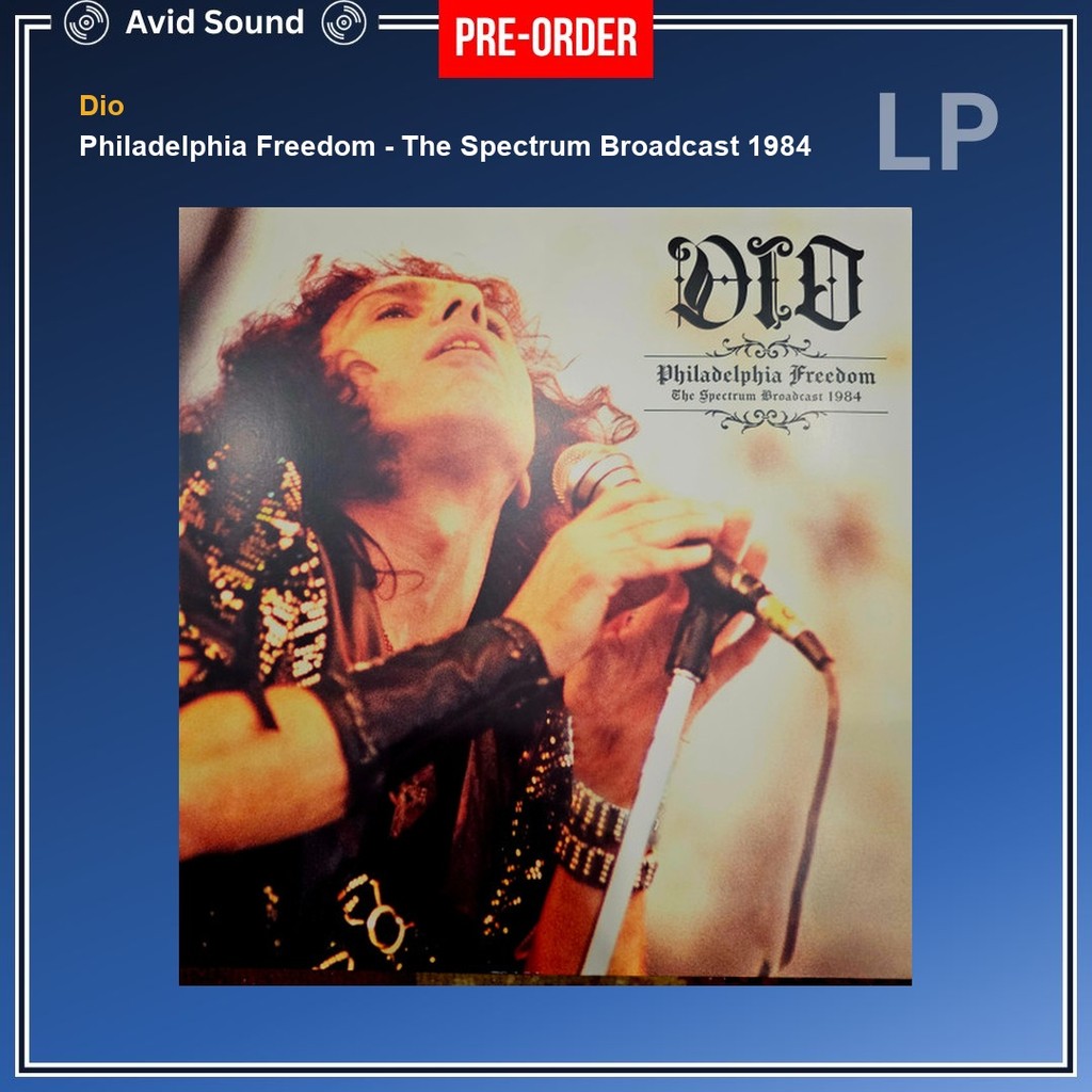 Pre-Order แผ่นเสียง Dio Philadelphia Freedom - The Spectrum Broadcast 1984 ใหม่ ซีล Dio Vinyl LP