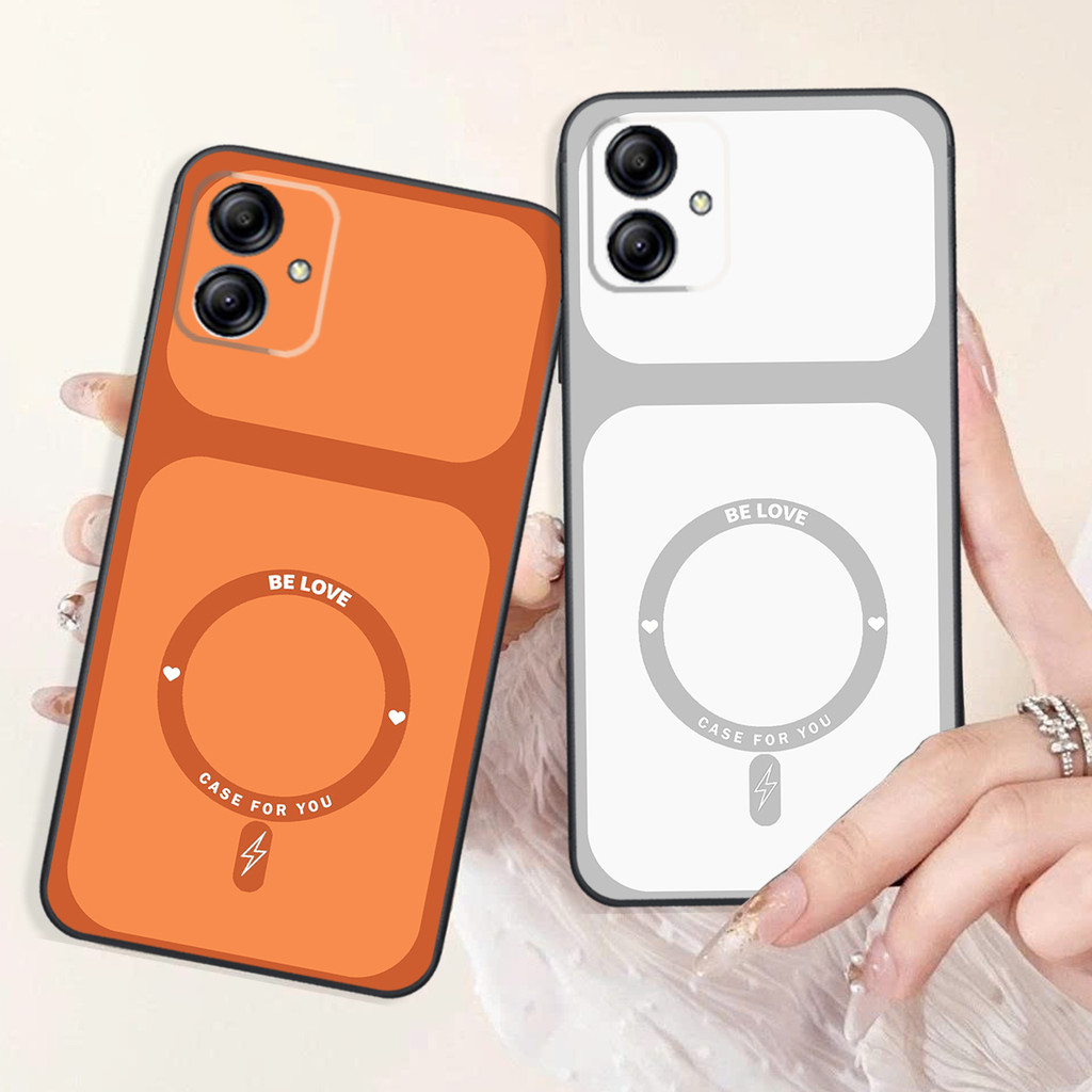 เคส Samsung A05 / Samsung A05S / Samsung A06 / Samsung A06 5G พิมพ์ลายวงกลมสีพื้นฐานสวยงาม