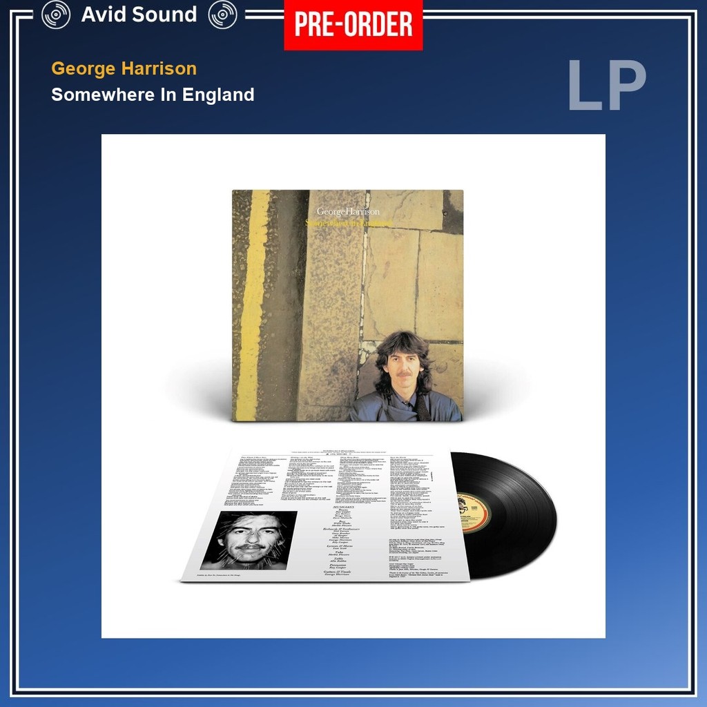 Pre-Order แผ่นเสียง George Harrison Somewhere In England ใหม่ ซีล George Harrison Vinyl LP
