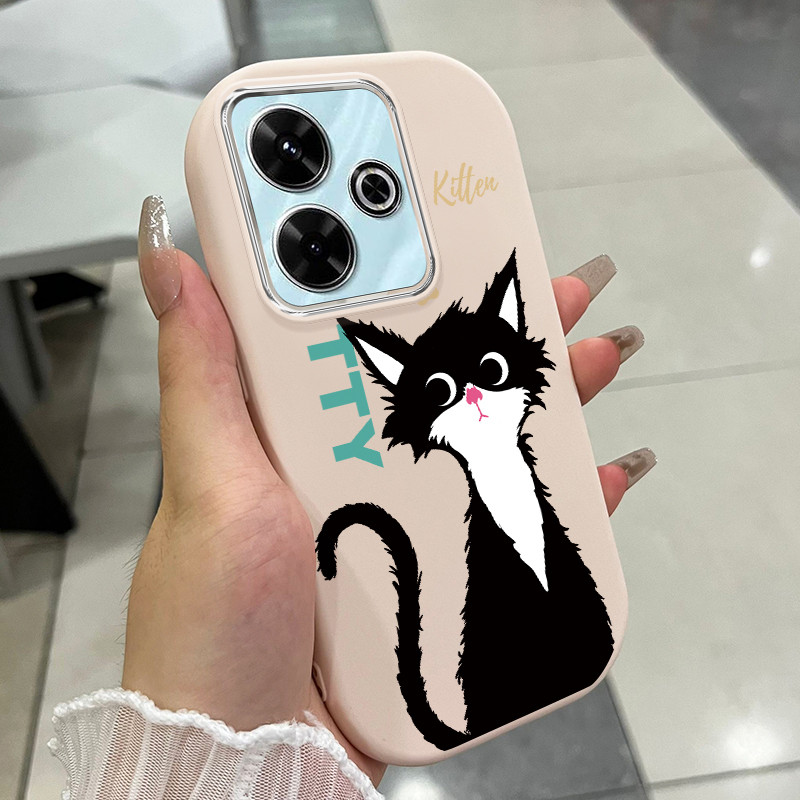 เคส ใช้ได้กับ Xiaomi Redmi 13 4G 13 5G 13C POCO C65 เคสแมวน่ารักสุด
