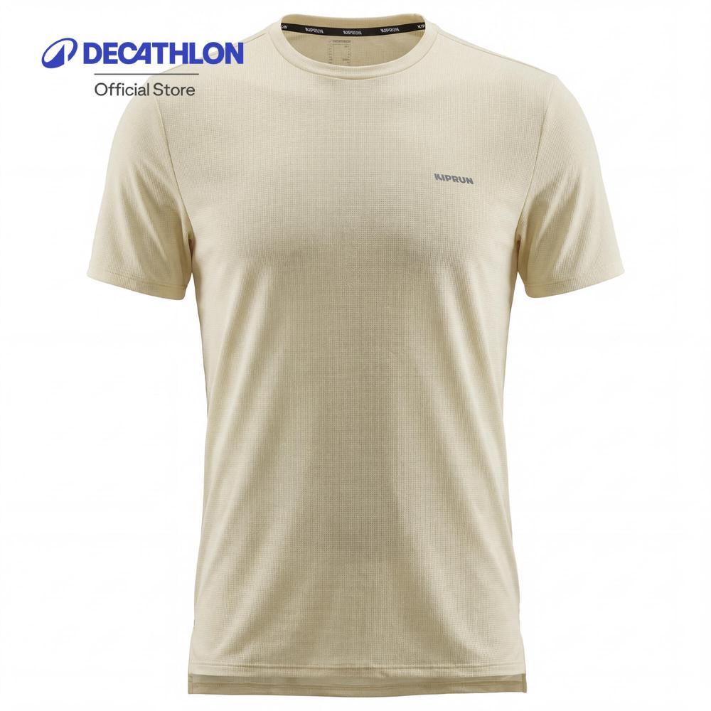 Decathlon Men'S Running T-Shirt, Kiprun Run 500 เสื้อวิ่งเทรลสำหรับผู้ชาย รุ่น Run 500 - Yellow