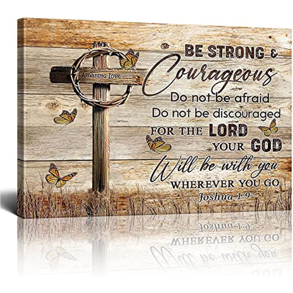 Drawpro Christian ผ้าใบ Wall Art Bible Verse Wall Art คริสเตียน Wall Art ศาสนา Wall Art Scripture Wa