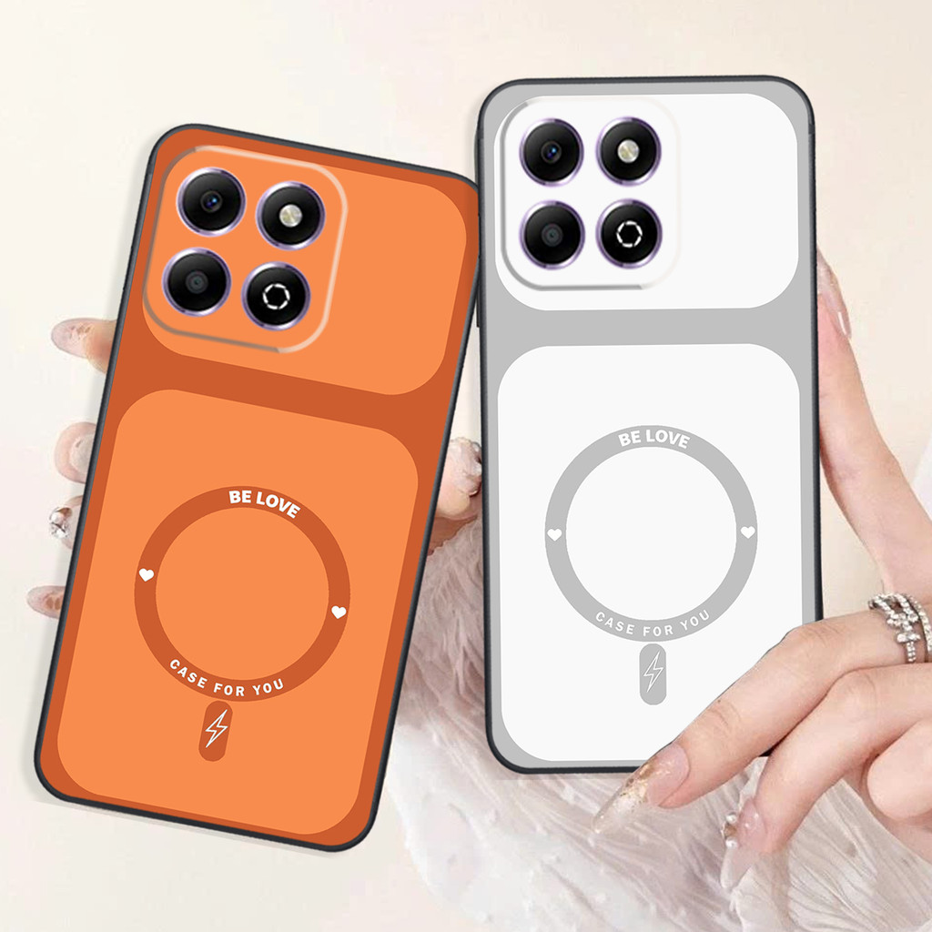 เคส Honor X6b/ X8b / X8C / X5b / X5b Plus พิมพ์ลายวงกลมสีพื้นฐานสวยงาม