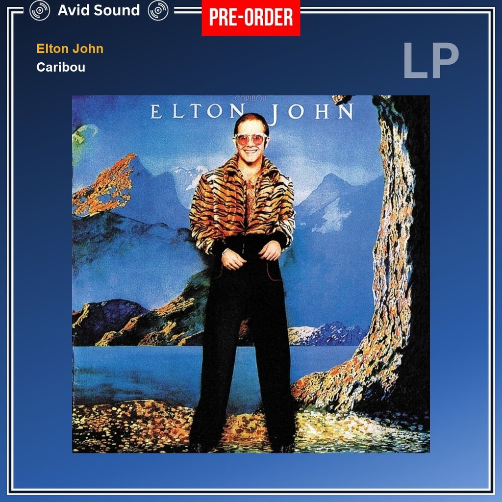 Pre-Order แผ่นเสียง Elton John Caribou ใหม่ ซีล Elton John Vinyl LP